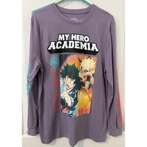 TOP UNISEX Long Sleeve My Hero Academia Mens Size M(38-40)